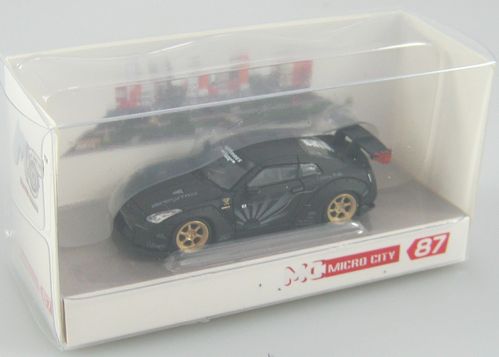 #20# Micro City Nissan GTR35, schwarz