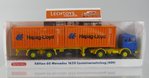 Wiking 1:87,Wiking 1:87,Sondermodell Mercedes 1620 + 2 x  20ft Stahlcontainer Hapag Lloyd