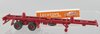 Wiking 1:87, Auflieger für 40 ft Container in Sonderfarbe rubinrot, lechtoys Sondermodell