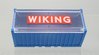Wiking, 20 ft Open Top Container himmelblau mit Wiking Logo, Edition 65, Sondermodell