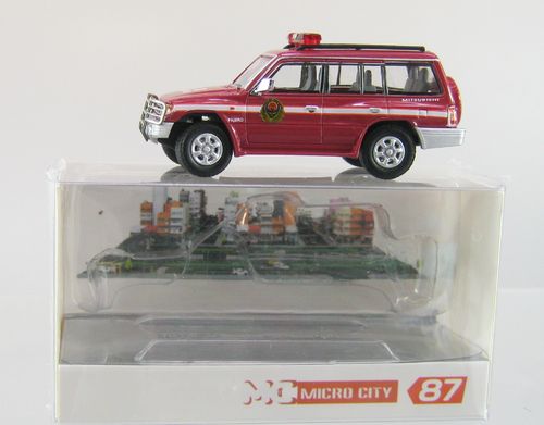 Micro City 1:87, Mitsubishi Pajero rot Feuerwehr Rescue China