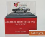 Herpa 1:87, Mercedes 500 SEC AMG, 24 h Spa 1989, Nationales Automuseum, Sondermodell